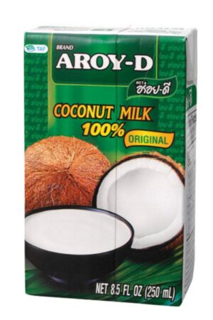 UHT Coconut Milk </br></br><span id= "product"> 36 x 8.5 oz </br> UHT </br> CC005 </br> AROY-D</span>