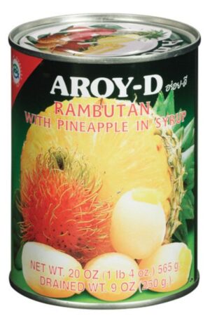 Rambutan & Pineapple </br></br><span id= "product"> 24 x 20 oz </br> Canned </br> CF057 </br> AROY-D</span>