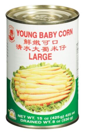 Young Corn </br></br><span id= "product"> 15-L 24 x 15 oz </br> Canned </br> CV711 </br> COCK</span>