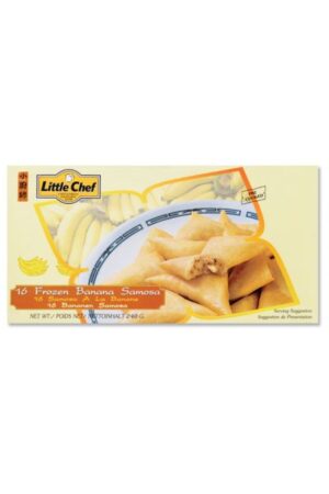 Frozen Banana Samosa </br></br><span id= "product"> 24 x 16.53 oz </br> FA034 </br> Little Chef</span>
