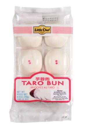 Frozen Taro Bun </br></br><span id= "product"> 24 x 1.47 oz </br> FA042 </br> Little Chef</span>