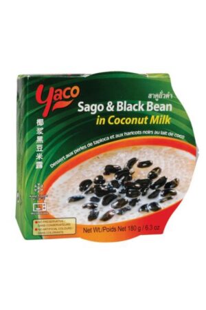 Frozen Sago & Black Bean </br></br><span id= "product"> 12 x 6.3 oz </br> FC008 </br> Yaco</span>