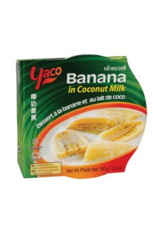 Frozen Banana in Coconut Milk </br></br><span id= "product"> 12 x 6.3 oz </br> FC010 </br> Yaco</span>