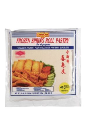 Frozen Spring Roll 8.5 inch </br></br><span id= "product"> 20 x 40 PC </br> FR001 </br> Little Chef</span>