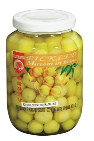 Pickled Mayom in Brine </br></br><span id= "product"> 24 x 16 oz </br> Glass Jar </br> PF006 </br> COCK</span>