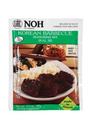 Korean BBQ/Kalbi Mix </br></br><span id= "product"> 24 x 1.5 oz </br> Pouch </br> PS906 </br> Noh</span>