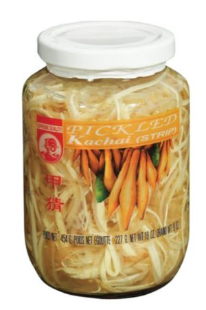 Pickled Kachai Strips </br></br><span id= "product"> 24 x 16 oz </br> Glass Jar </br> PV003 </br> COCK</span>