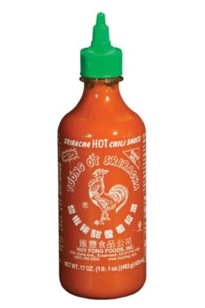 Sriracha Chili </br></br><span id= "product"> 12 x 17 oz </br> Plastic Bottle </br> SC151 </br> Huy Fong</span>