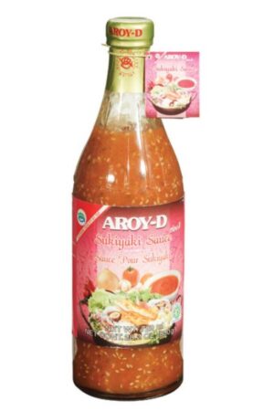 Sukiyaki Sauce </br></br><span id= "product"> 12 x 800 g </br> Glass Bottle </br> SC213 </br> AROY-D</span>