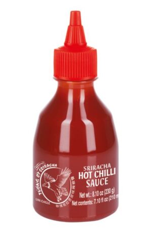 Sriracha Hot Chili Sauce </br></br><span id= "product"> 24 x 8 oz </br> Plastic Bottle </br> SC172 </br> Uni Eagle</span>